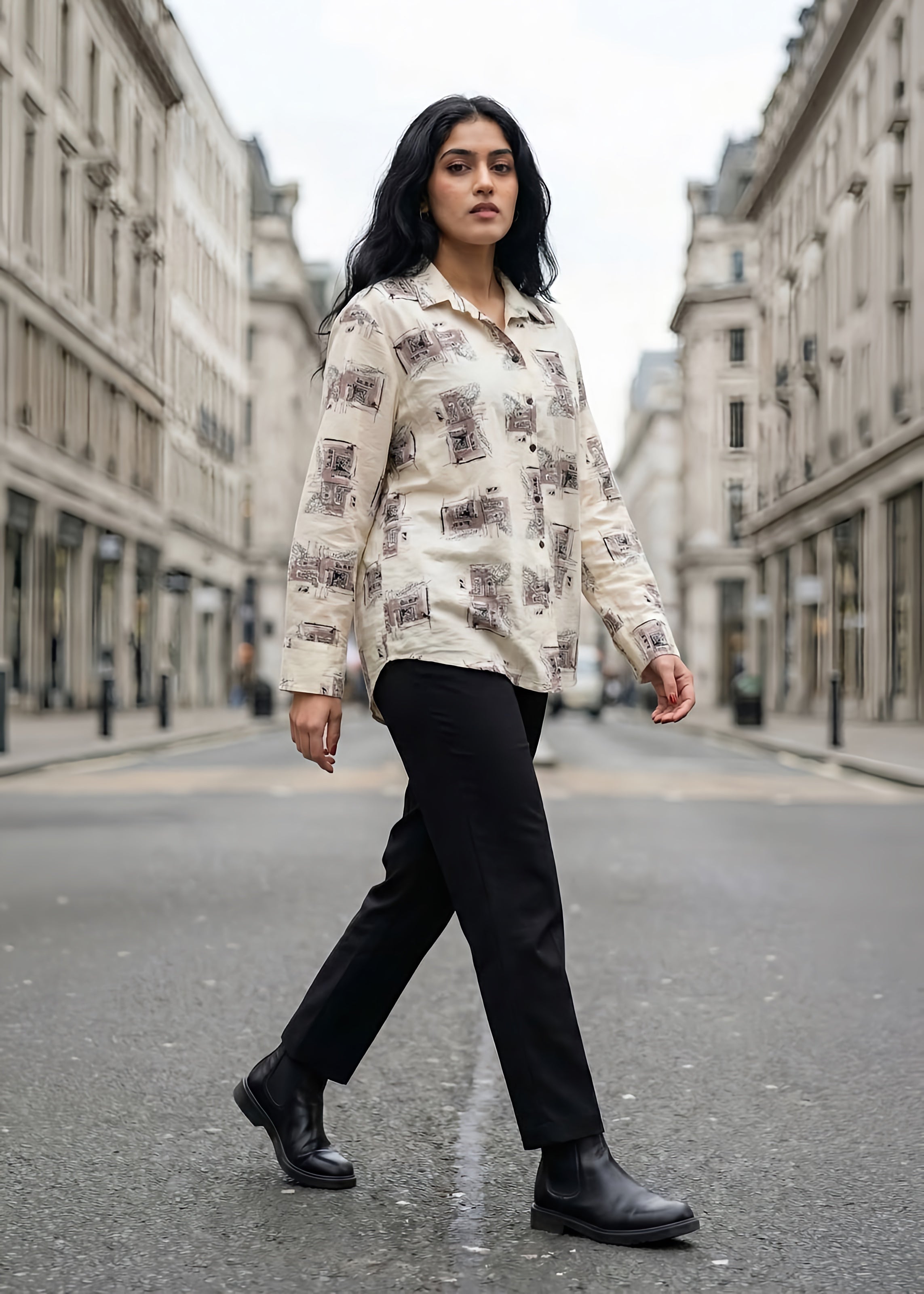 Ivory Sketch Shirt
