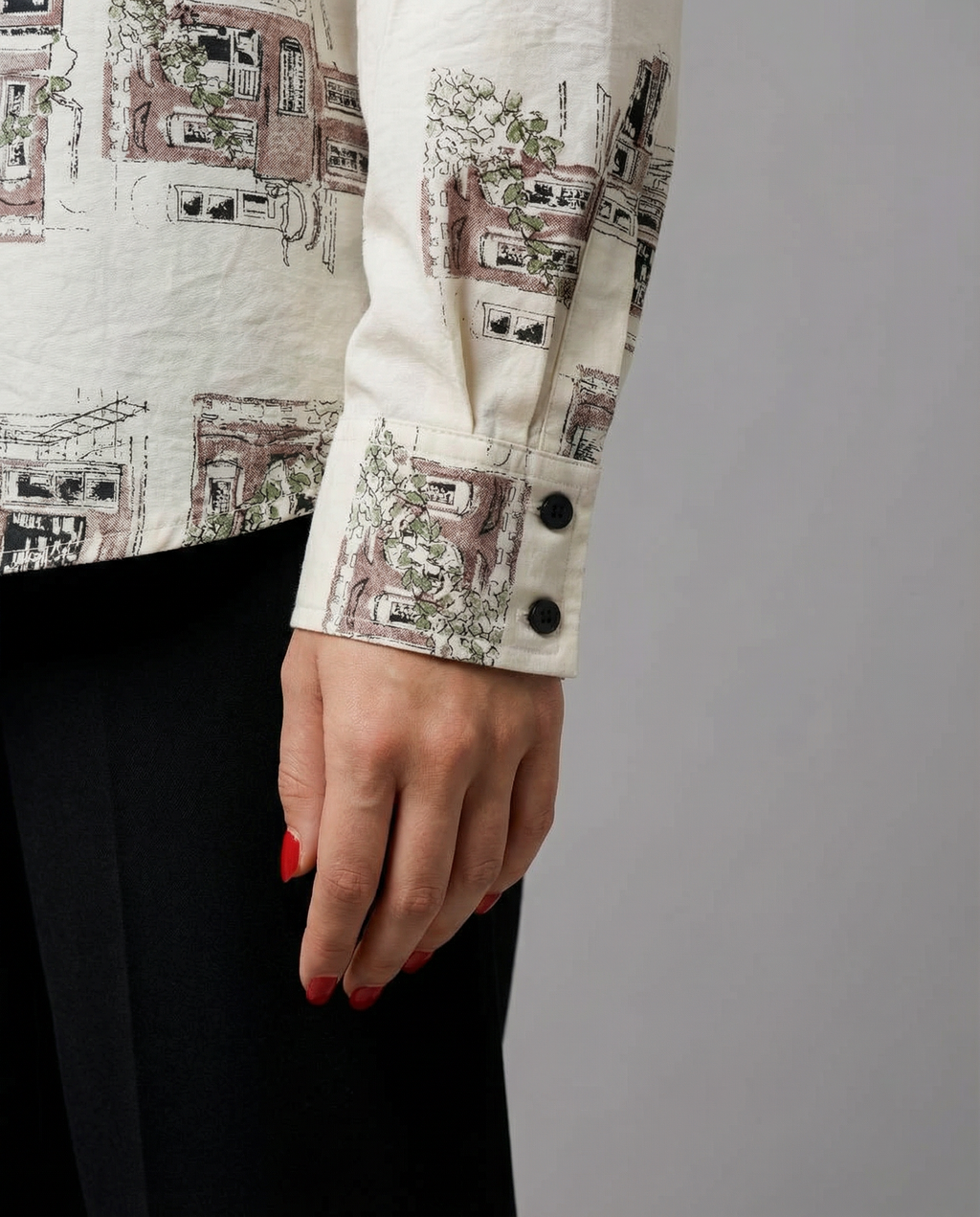 Ivory Sketch Shirt